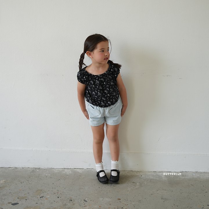 Buttercup - Korean Children Fashion - #kidsshorts - Heart Denim Pants - 3