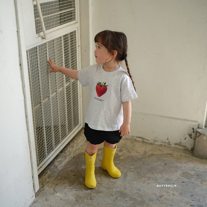 Buttercup - Korean Children Fashion - #kidsshorts - Berry Tee - 12