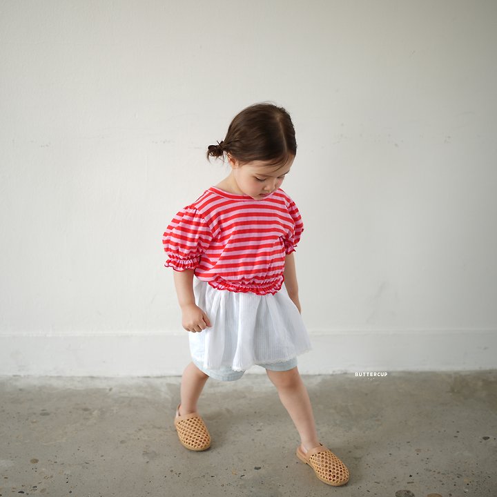 Buttercup - Korean Children Fashion - #kidsstore - Mini Puff Pin Tee - 2