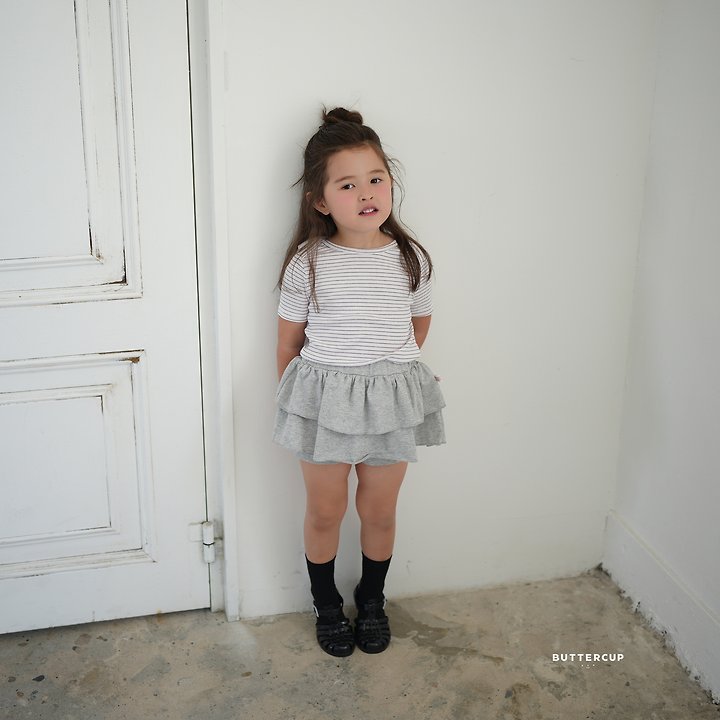 Buttercup - Korean Children Fashion - #kidsstore - Pinstripe Tension Tee - 8