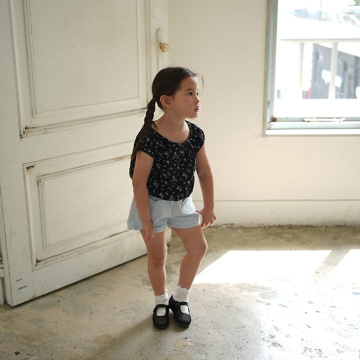Buttercup - Korean Children Fashion - #kidsshorts - Heart Denim Pants - 4