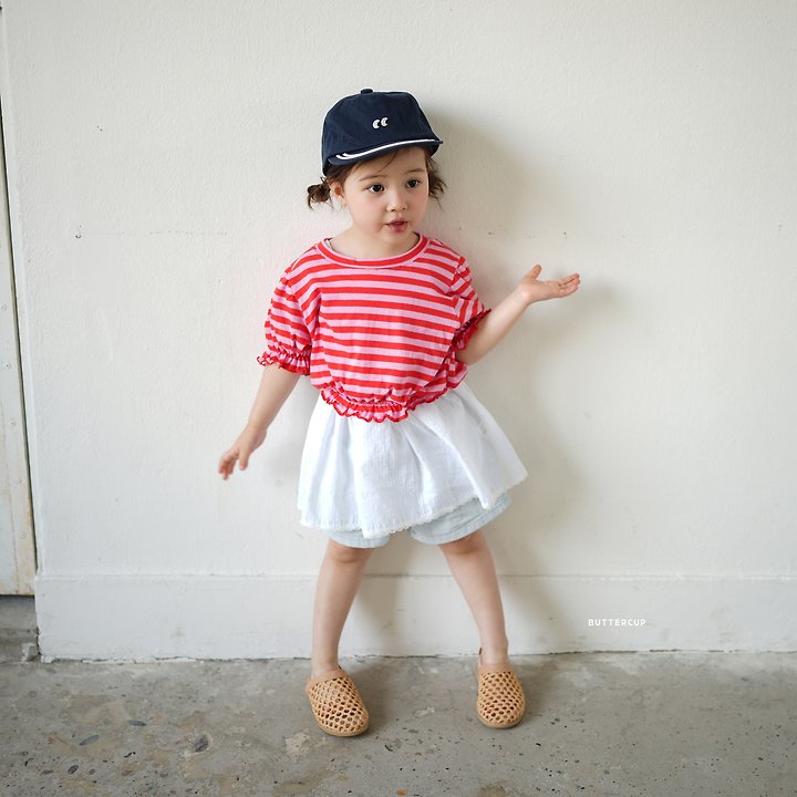 Buttercup - Korean Children Fashion - #kidzfashiontrend - Mini Puff Pin Tee - 3