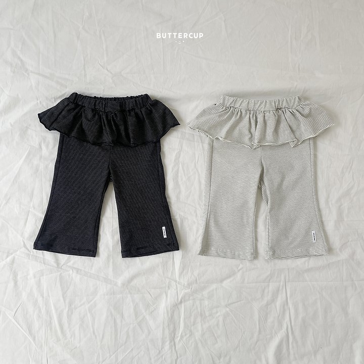 Buttercup - Korean Children Fashion - #kidzfashiontrend - Pin Flare Skort Leggings