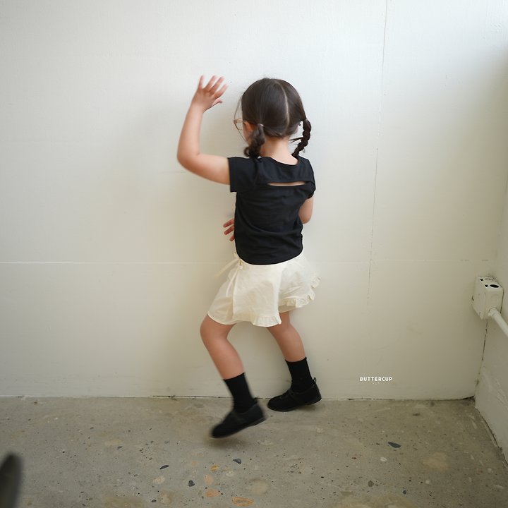 Buttercup - Korean Children Fashion - #littlefashionista - It's Me Back Slit Tee - 7