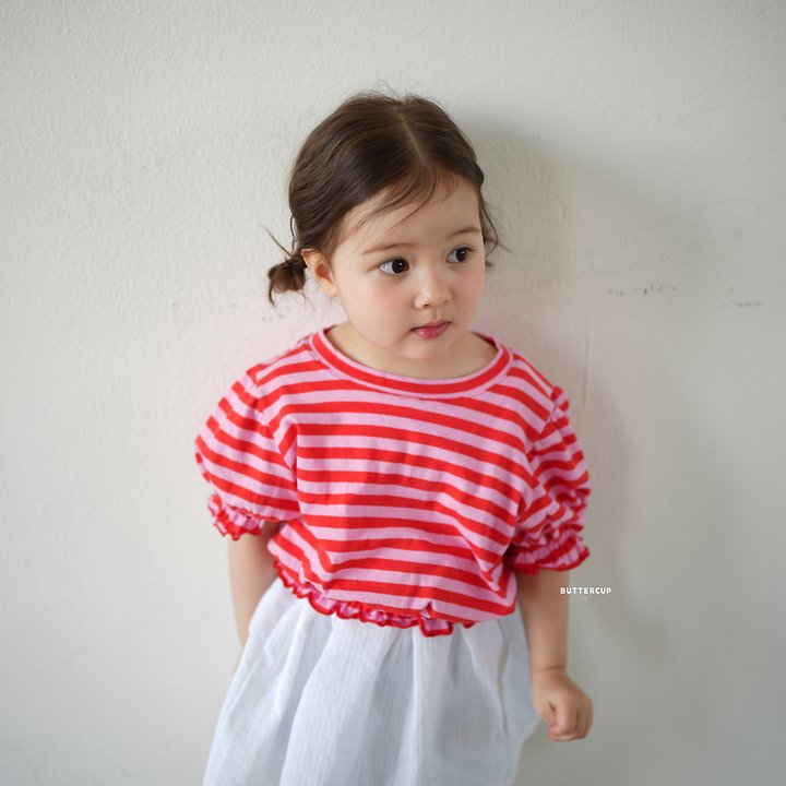 Buttercup - Korean Children Fashion - #littlefashionista - Mini Puff Pin Tee - 5