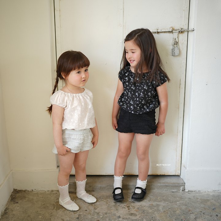 Buttercup - Korean Children Fashion - #littlefashionista - Snow Puff Blouse - 2