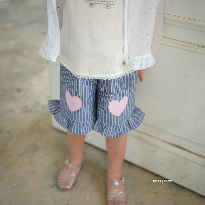 Buttercup - Korean Children Fashion - #littlefashionista - Heart Heart Pin Pants - 12