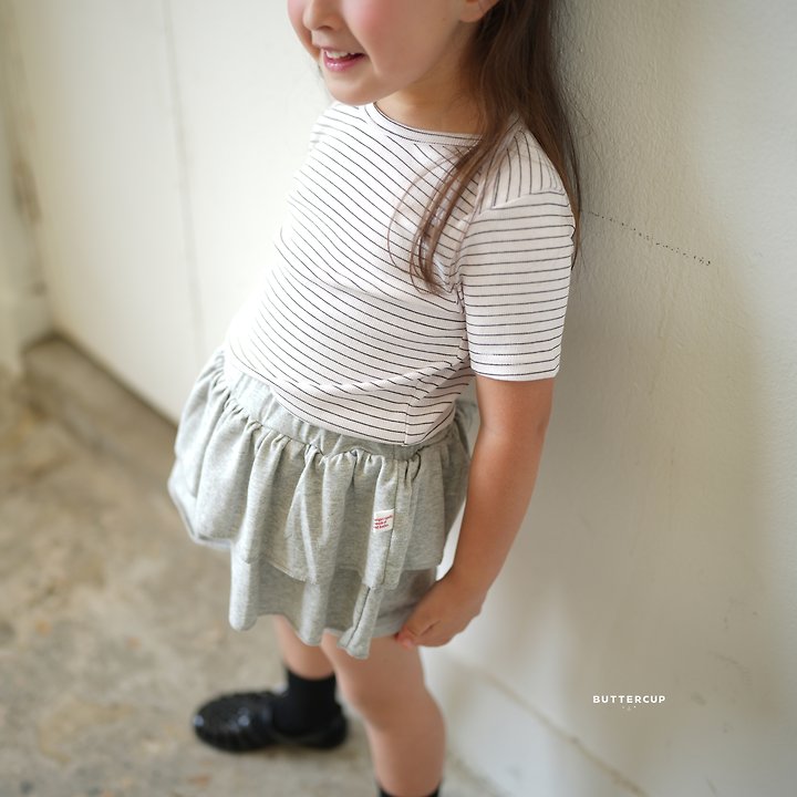 Buttercup - Korean Children Fashion - #littlefashionista - Pinstripe Tension Tee - 11