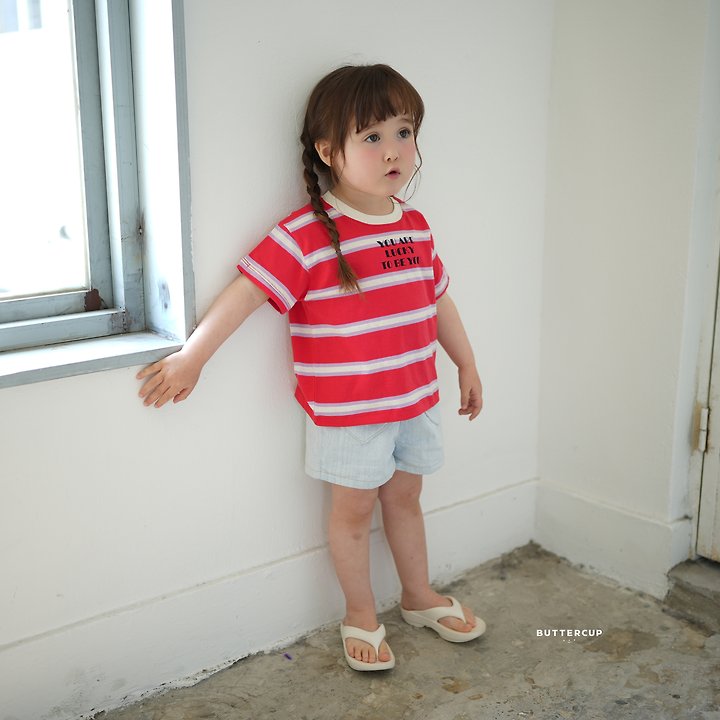 Buttercup - Korean Children Fashion - #littlefashionista - Lucky To You Pin Tee - 12