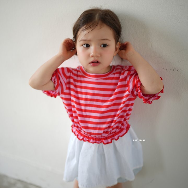 Buttercup - Korean Children Fashion - #magicofchildhood - Mini Puff Pin Tee - 6