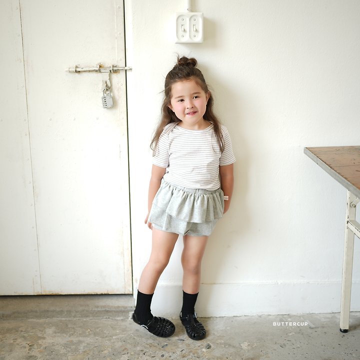 Buttercup - Korean Children Fashion - #magicofchildhood - Pinstripe Tension Tee - 12