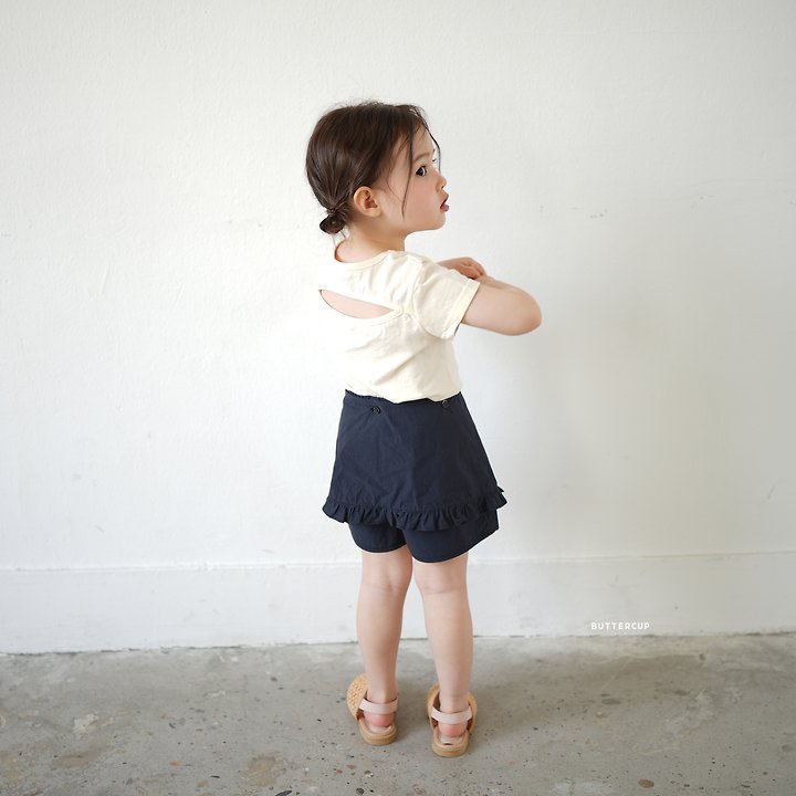 Buttercup - Korean Children Fashion - #minifashionista - It's Me Back Slit Tee - 9