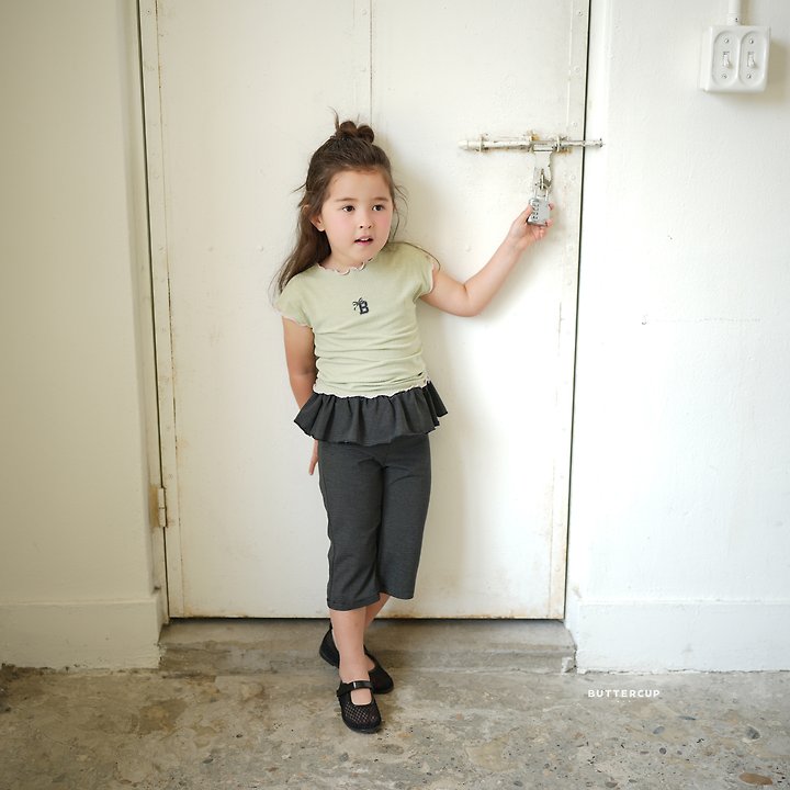 Buttercup - Korean Children Fashion - #minifashionista - Air Rib B Ribbon Tee - 3