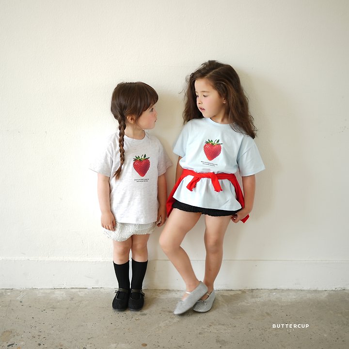 Buttercup - Korean Children Fashion - #minifashionista - Berry Tee - 2