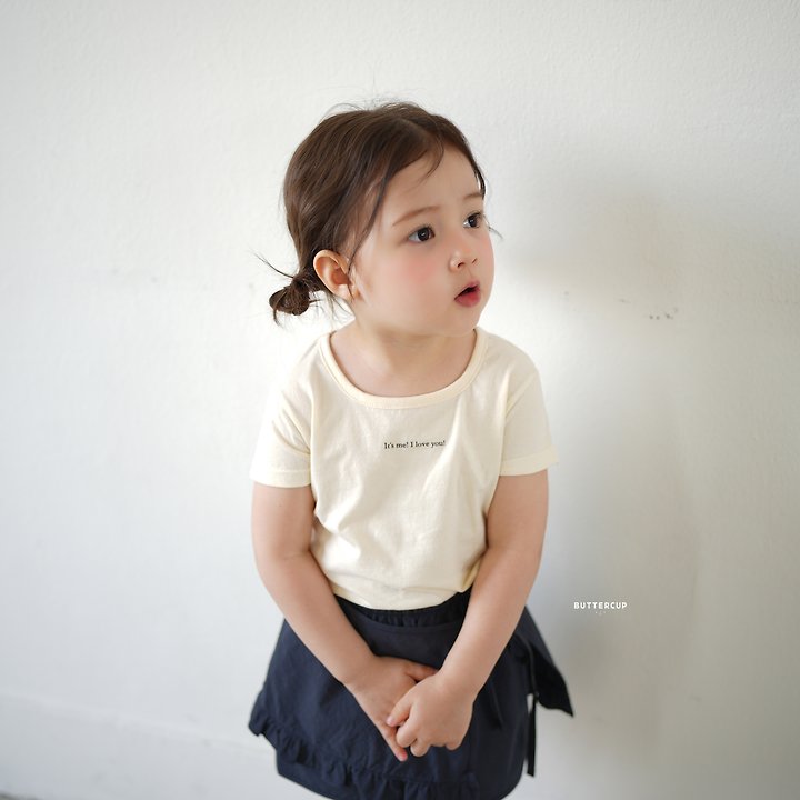 Buttercup - Korean Children Fashion - #prettylittlegirls - It's Me Back Slit Tee - 10