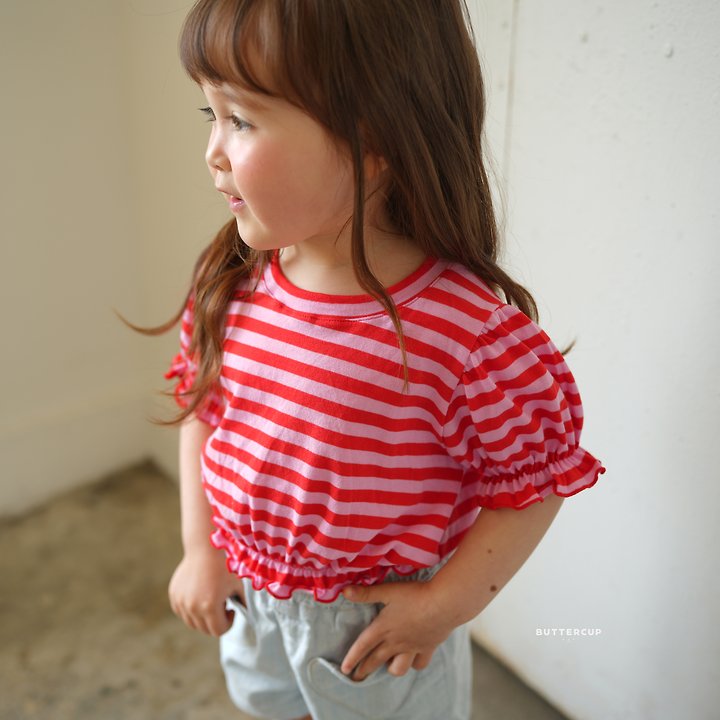 Buttercup - Korean Children Fashion - #prettylittlegirls - Mini Puff Pin Tee - 8