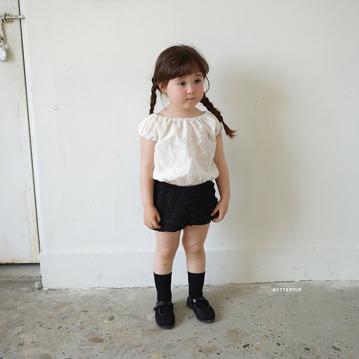 Buttercup - Korean Children Fashion - #prettylittlegirls - Snow Puff Blouse - 5