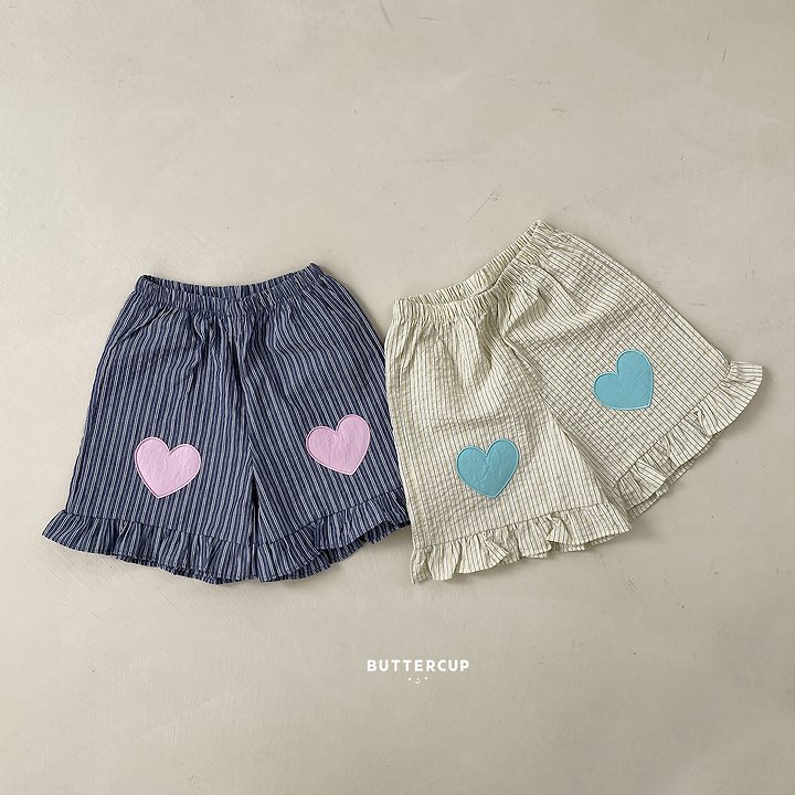 Buttercup - Korean Children Fashion - #prettylittlegirls - Heart Heart Pin Pants