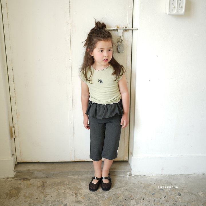 Buttercup - Korean Children Fashion - #minifashionista - Air Rib B Ribbon Tee - 4