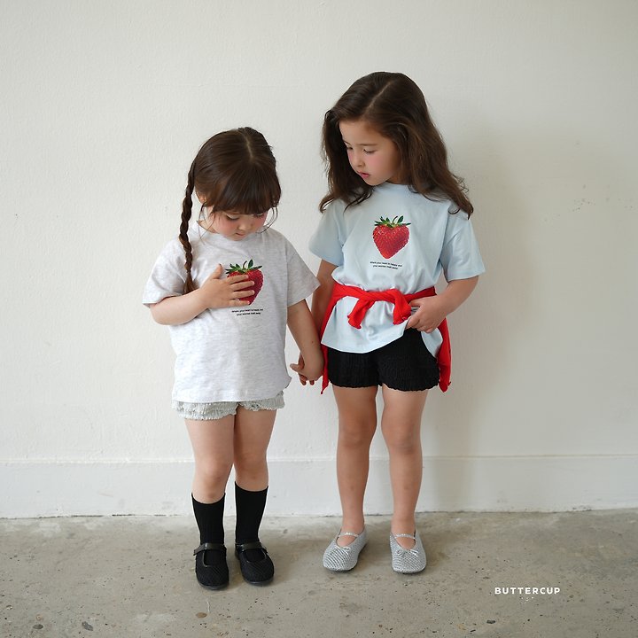 Buttercup - Korean Children Fashion - #prettylittlegirls - Berry Tee - 3