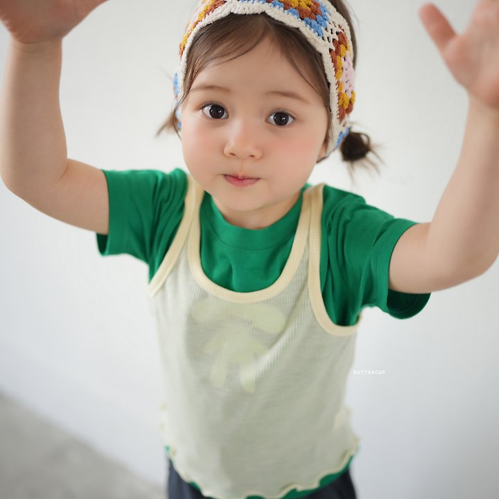Buttercup - Korean Children Fashion - #stylishchildhood - Soft Layer Sleeveless Tee - 11