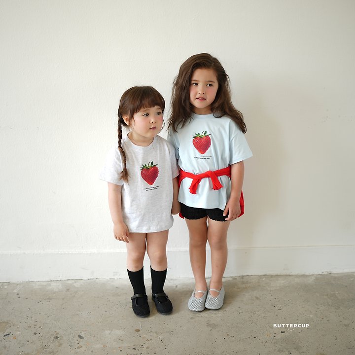 Buttercup - Korean Children Fashion - #stylishchildhood - Berry Tee - 6