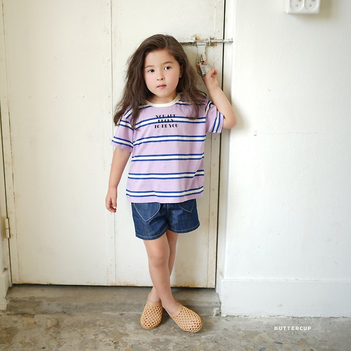 Buttercup - Korean Children Fashion - #stylishchildhood - Lucky To You Pin Tee - 2