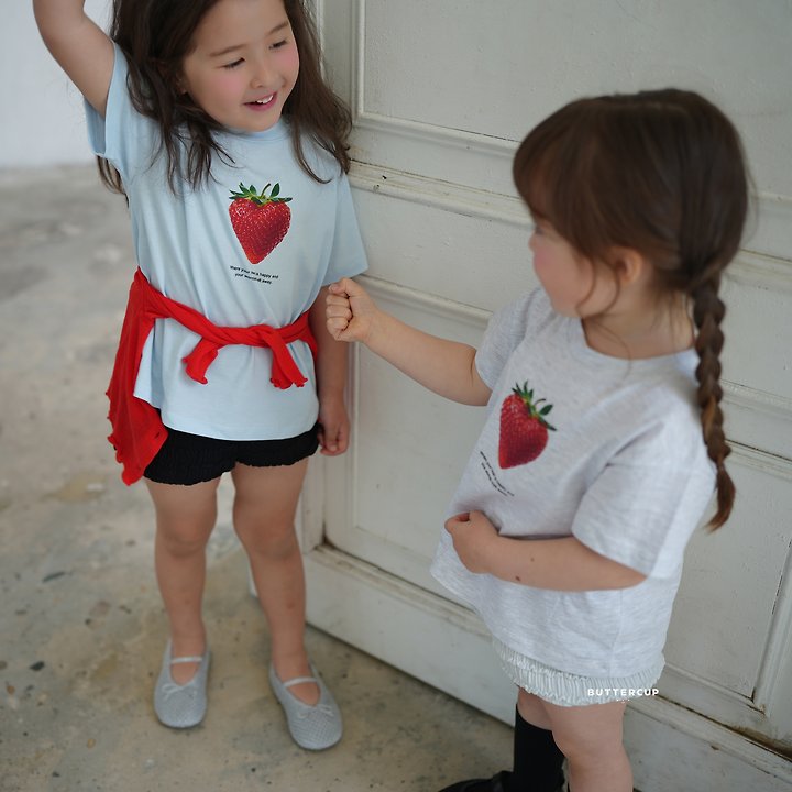 Buttercup - Korean Children Fashion - #toddlerclothing - Berry Tee - 5