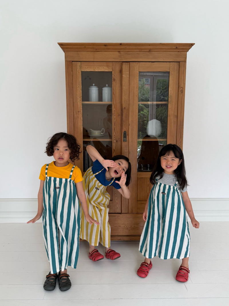Cantucci Studio - Korean Children Fashion - #childofig - Stripe Overalls - 2