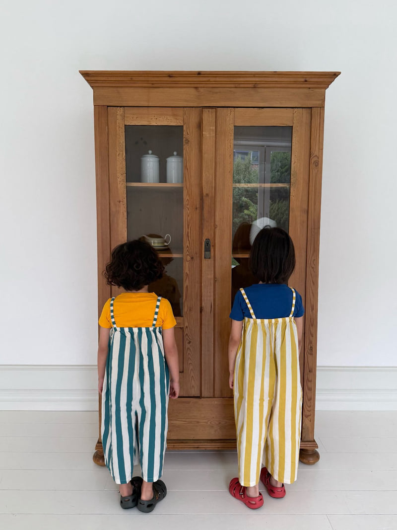 Cantucci Studio - Korean Children Fashion - #childrensboutique - Stripe Overalls - 3