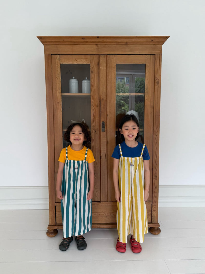 Cantucci Studio - Korean Children Fashion - #discoveringself - Stripe Overalls - 5