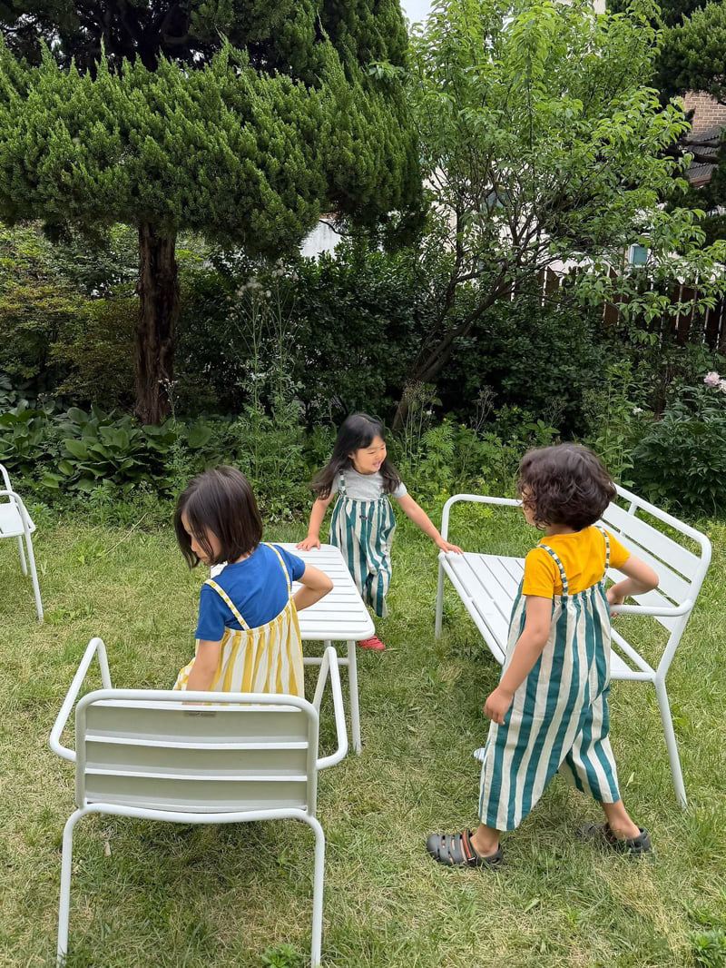 Cantucci Studio - Korean Children Fashion - #fashionkids - Stripe Overalls - 6
