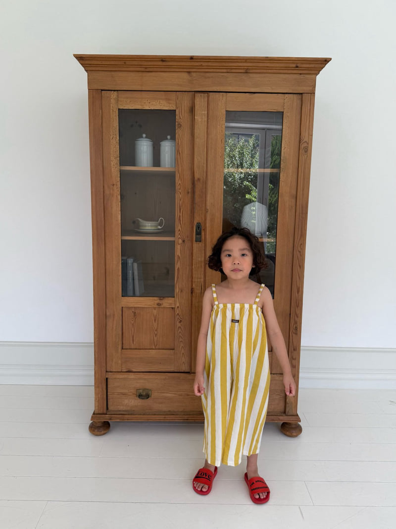 Cantucci Studio - Korean Children Fashion - #kidsshorts - Stripe Overalls - 7