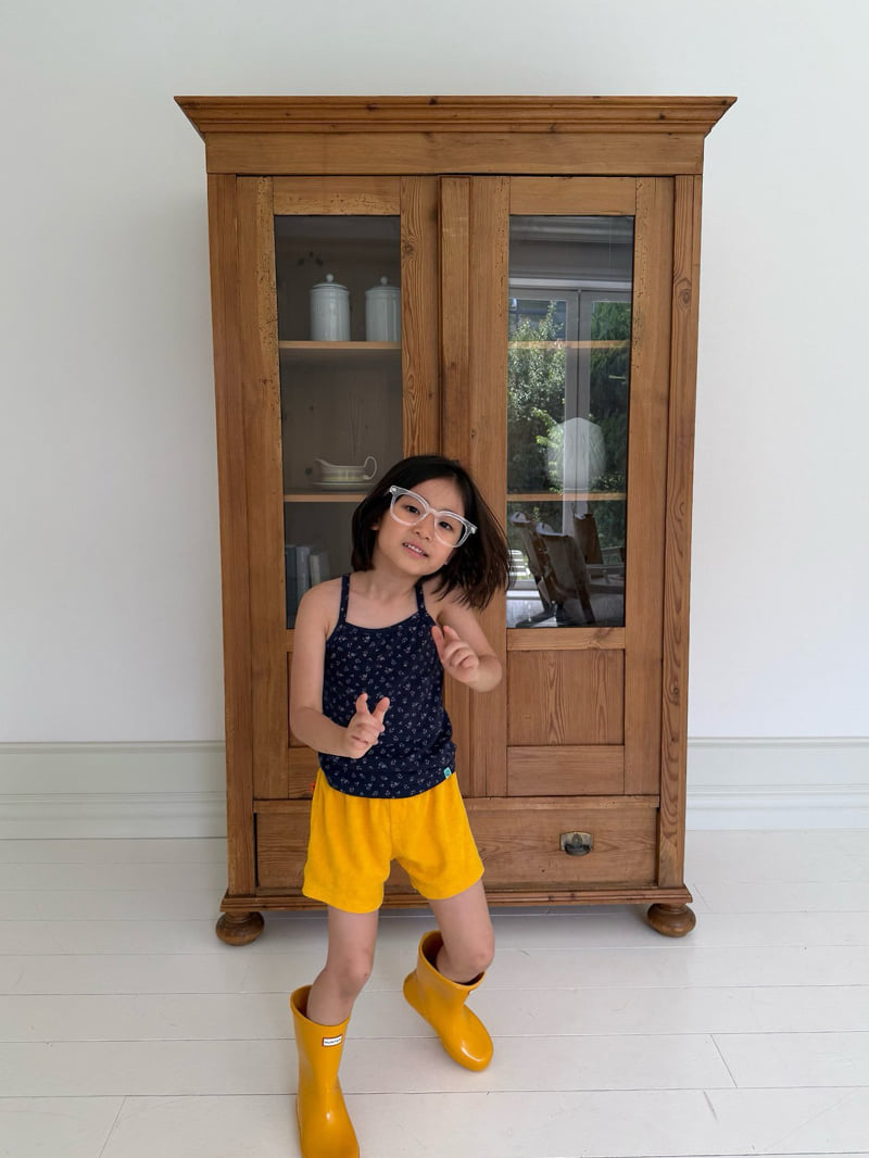 Cantucci Studio - Korean Children Fashion - #kidsshorts - Yoru Flower Sleeveless - 3