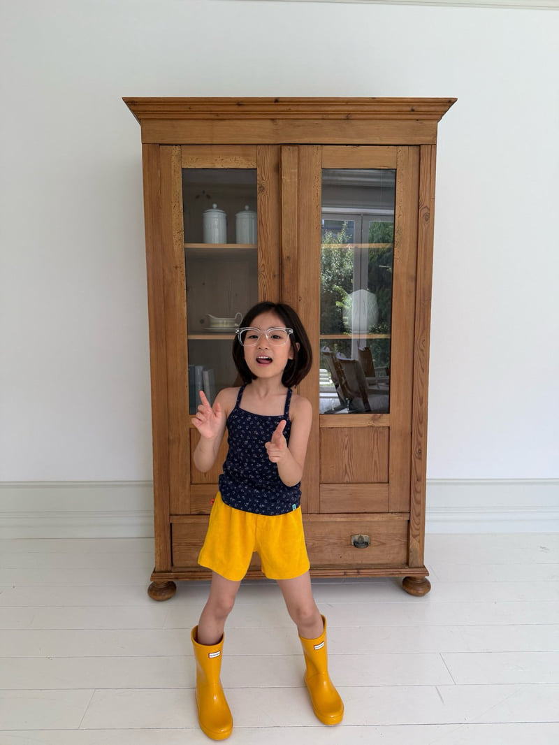 Cantucci Studio - Korean Children Fashion - #kidsshorts - Yoru Flower Sleeveless - 4