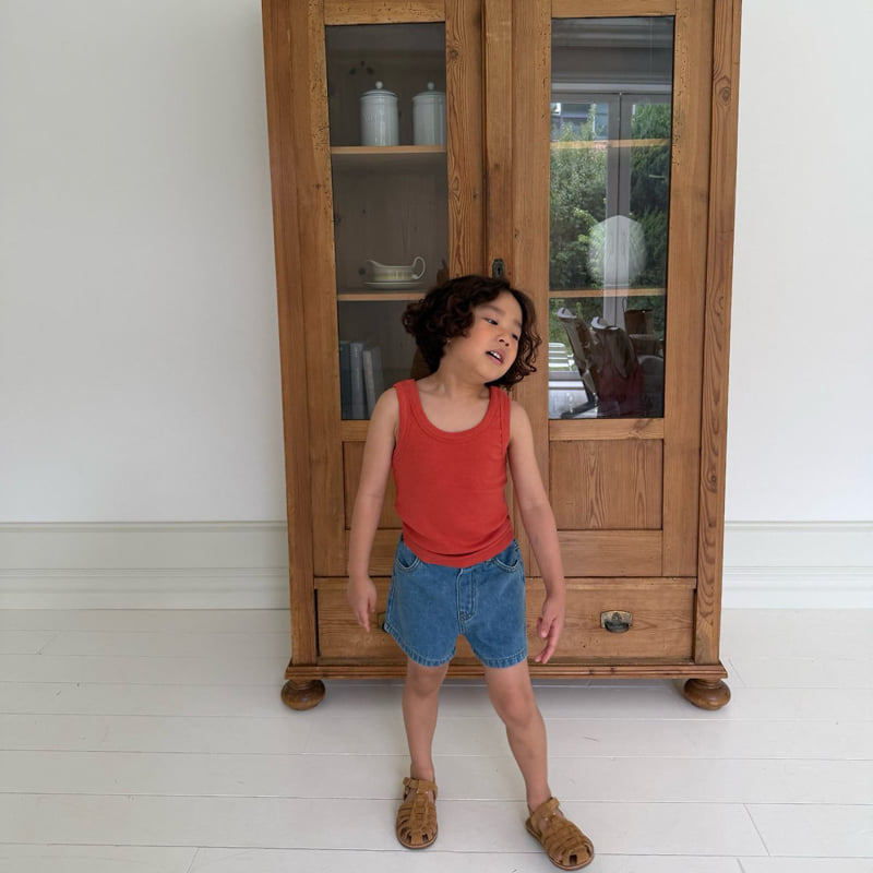 Cantucci Studio - Korean Children Fashion - #stylishchildhood - Guava Sleeveless - 6
