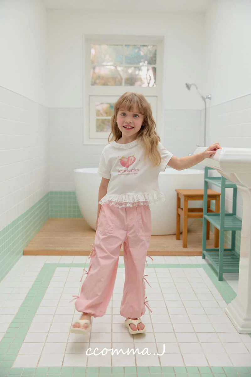Ccommaj - Korean Children Fashion - #childofig - Rustling Ribbon Pants - 8