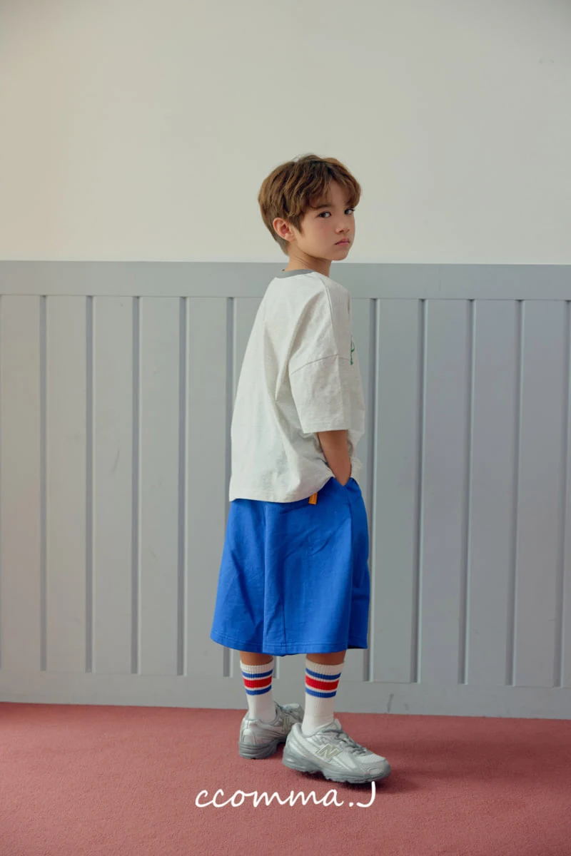 Ccommaj - Korean Children Fashion - #childofig - Peace Rain Short Sleeve Tee - 2