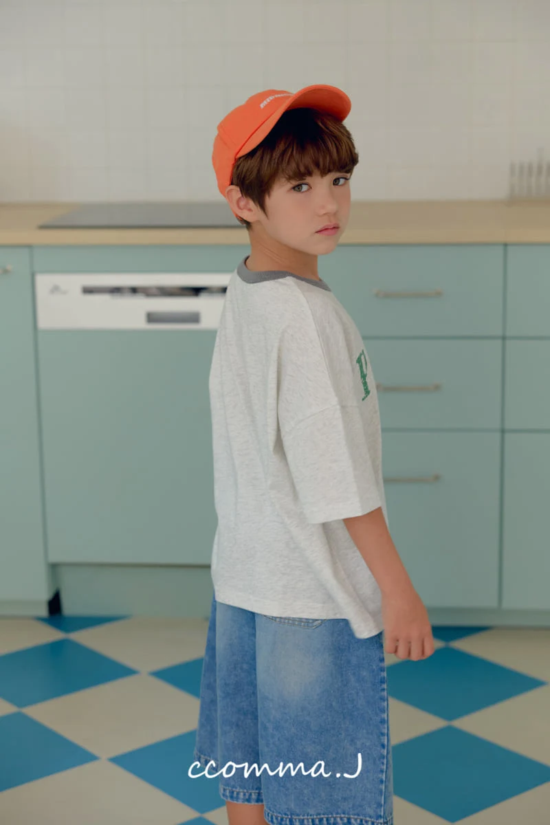 Ccommaj - Korean Children Fashion - #childofig - Peace Rain Short Sleeve Tee - 4