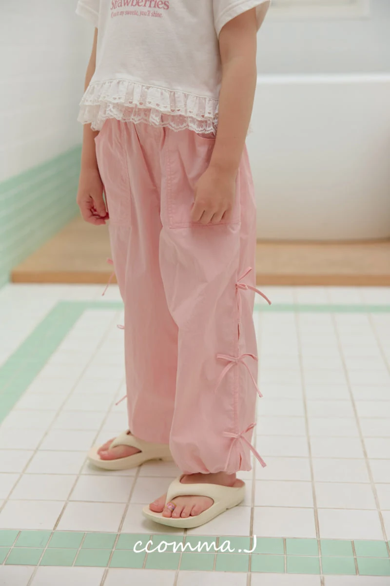 Ccommaj - Korean Children Fashion - #designkidswear - Rustling Ribbon Pants - 10