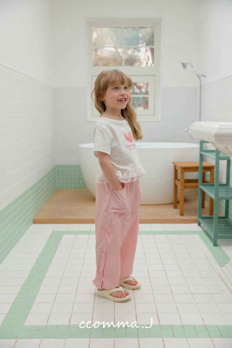 Ccommaj - Korean Children Fashion - #discoveringself - Rustling Ribbon Pants - 11