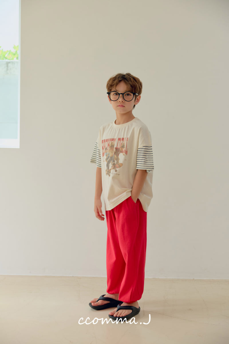 Ccommaj - Korean Children Fashion - #fashionkids - Cool Natural Jogger Pants - 9