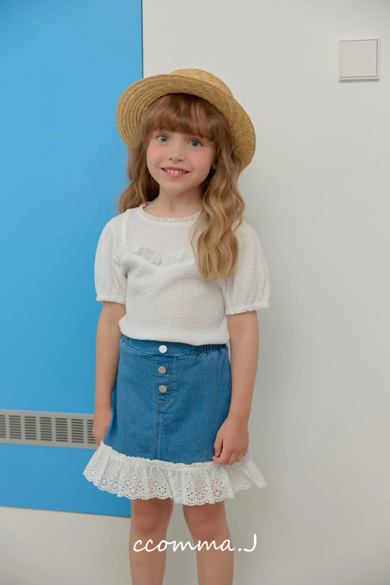 Ccommaj - Korean Children Fashion - #kidsshorts - Kidsha Short Sleeve Tee - 9