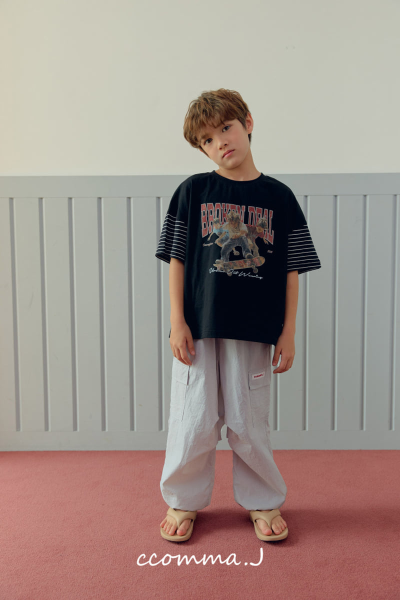 Ccommaj - Korean Children Fashion - #kidsstore - Cargo Light Pants - 12