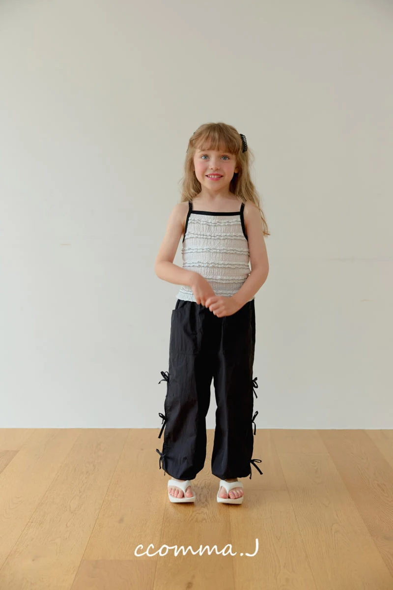 Ccommaj - Korean Children Fashion - #littlefashionista - Rustling Ribbon Pants - 3