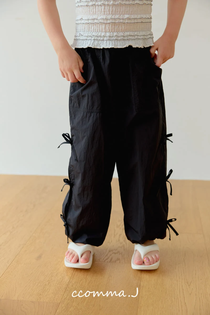 Ccommaj - Korean Children Fashion - #littlefashionista - Rustling Ribbon Pants - 4