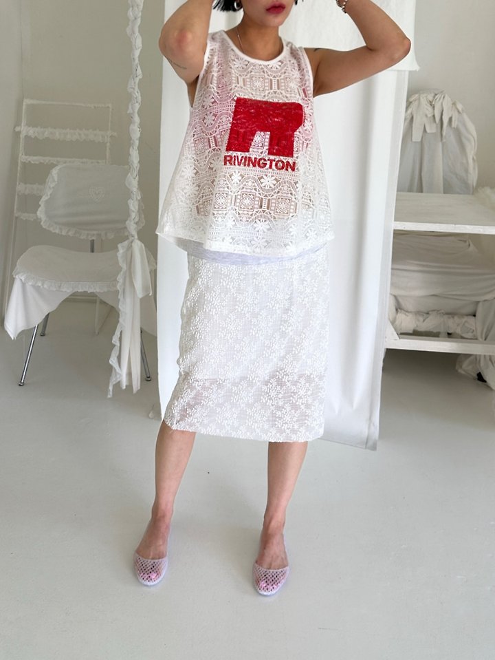 Chavi - Korean Women Fashion - #womensfashion - Loving Lace Skirt - 12