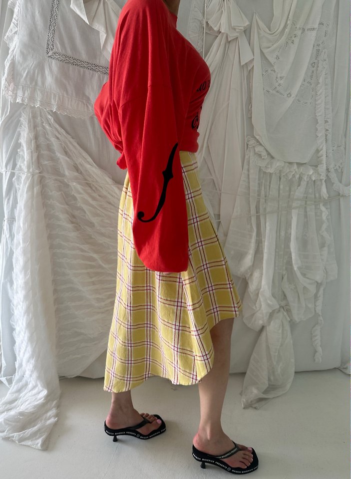 Chavi - Korean Women Fashion - #womensfashion - Daisy Check Skirt - 2