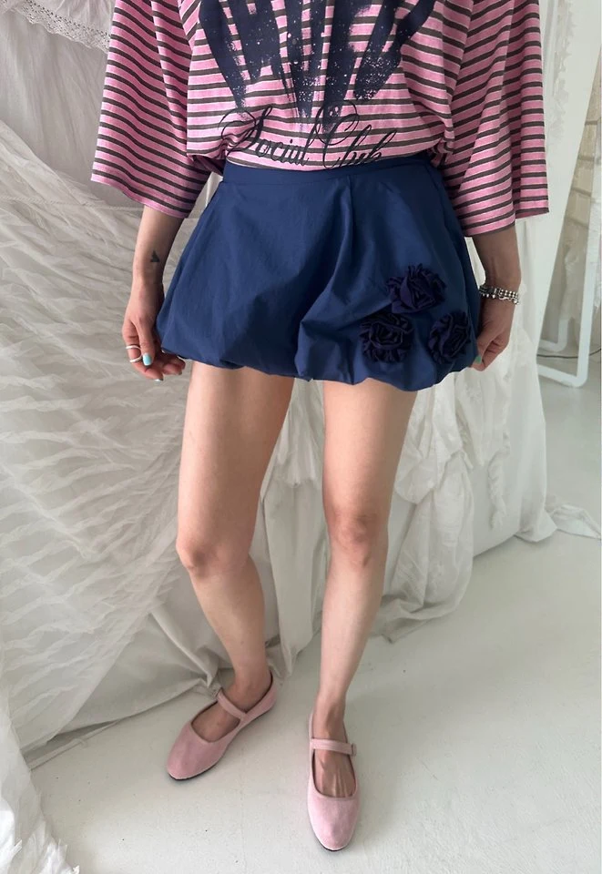 Chavi - Korean Women Fashion - #womensfashion - Taslan Balloon Skirt Pants - 6