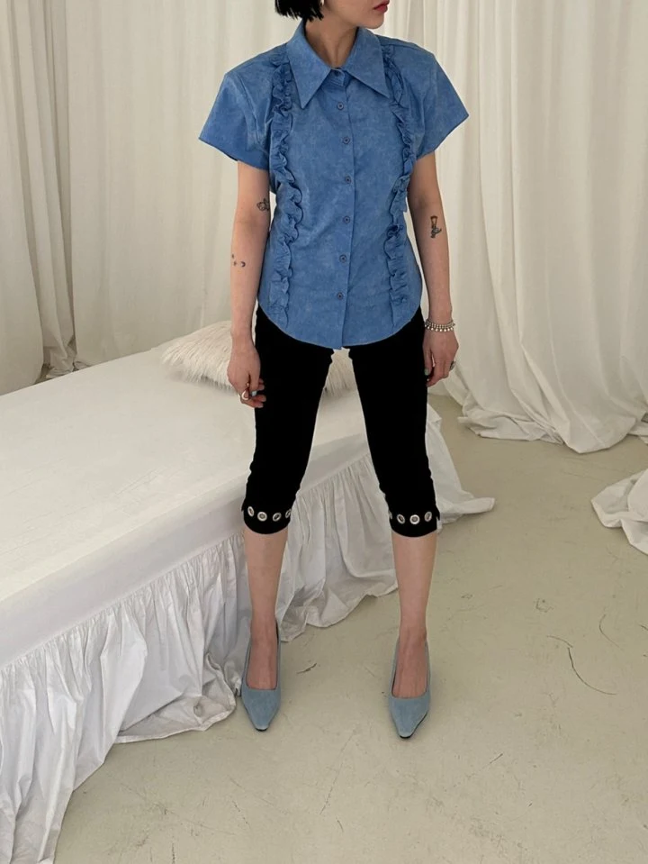 Chavi - Korean Women Fashion - #womensfashion - Frill Vintage Shirt - 11